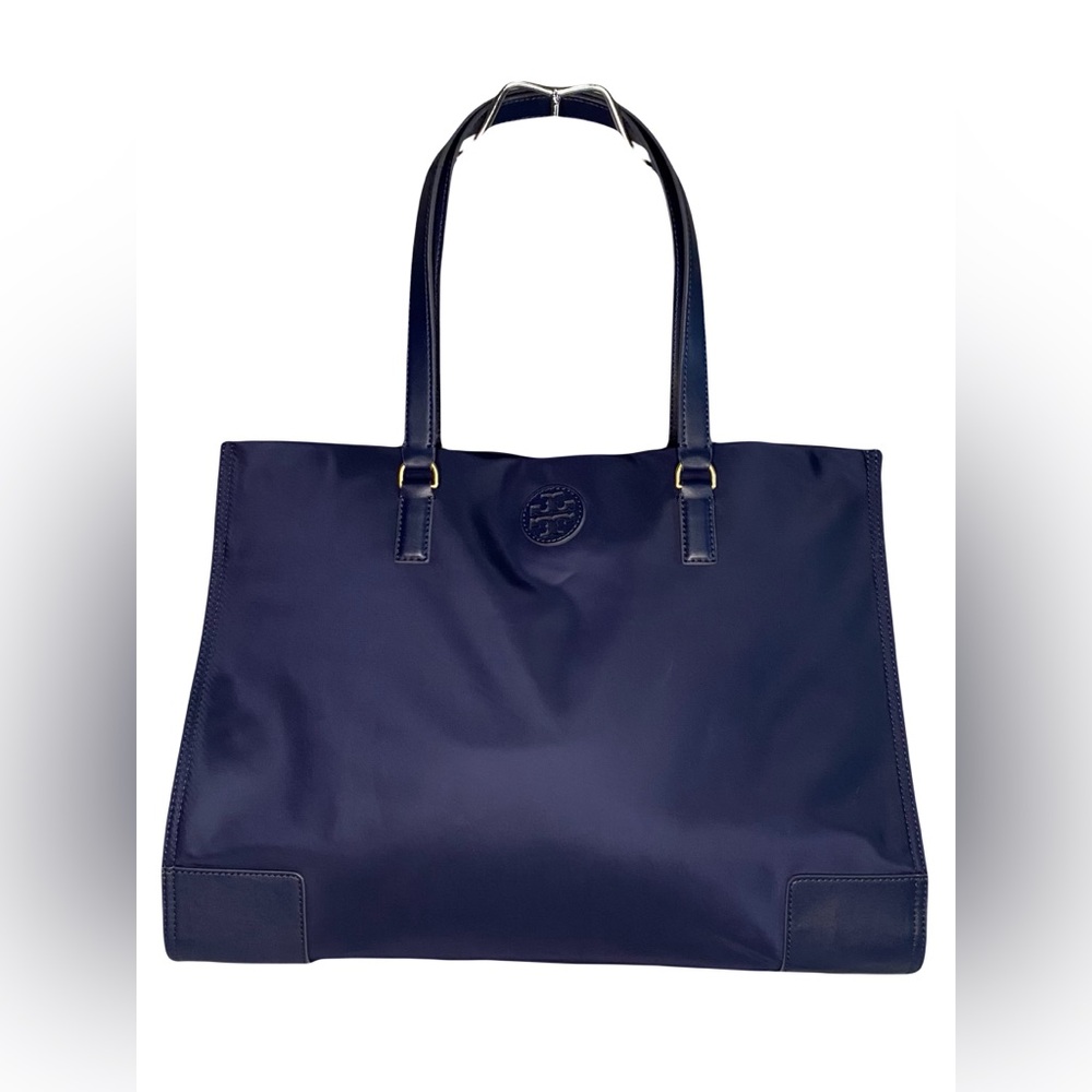 Tory Burch Navy Blue Tote Bag